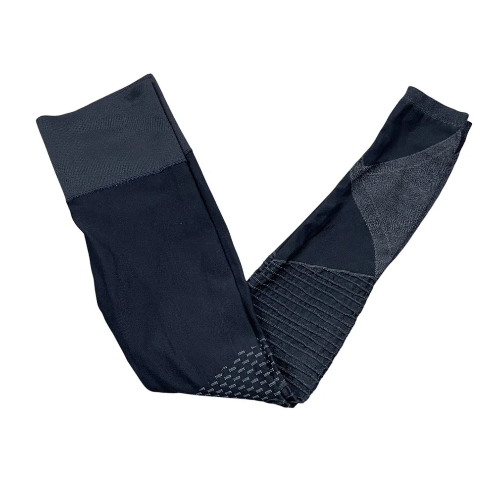 SPANX Small navy‎ Leggings Pull On Nylon Blend